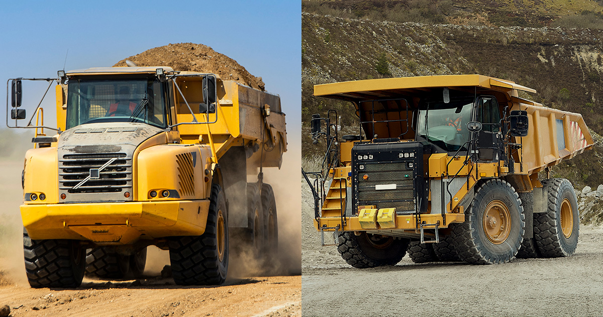 Products Rigid vs. Articulated Dump Trucks What's The Difference