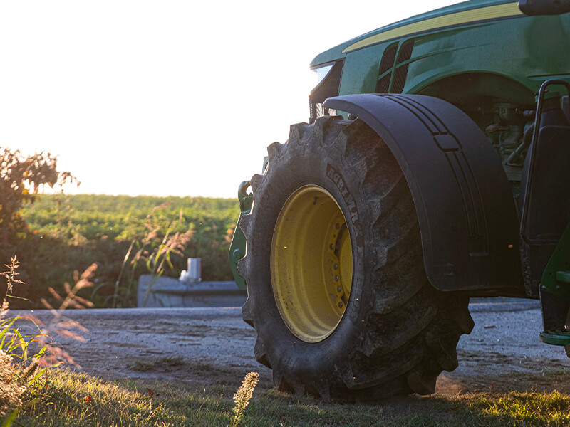 Sju gånger mer motståndskraftigt än vanliga standarddäck: AGRIMAX FORTIS 1