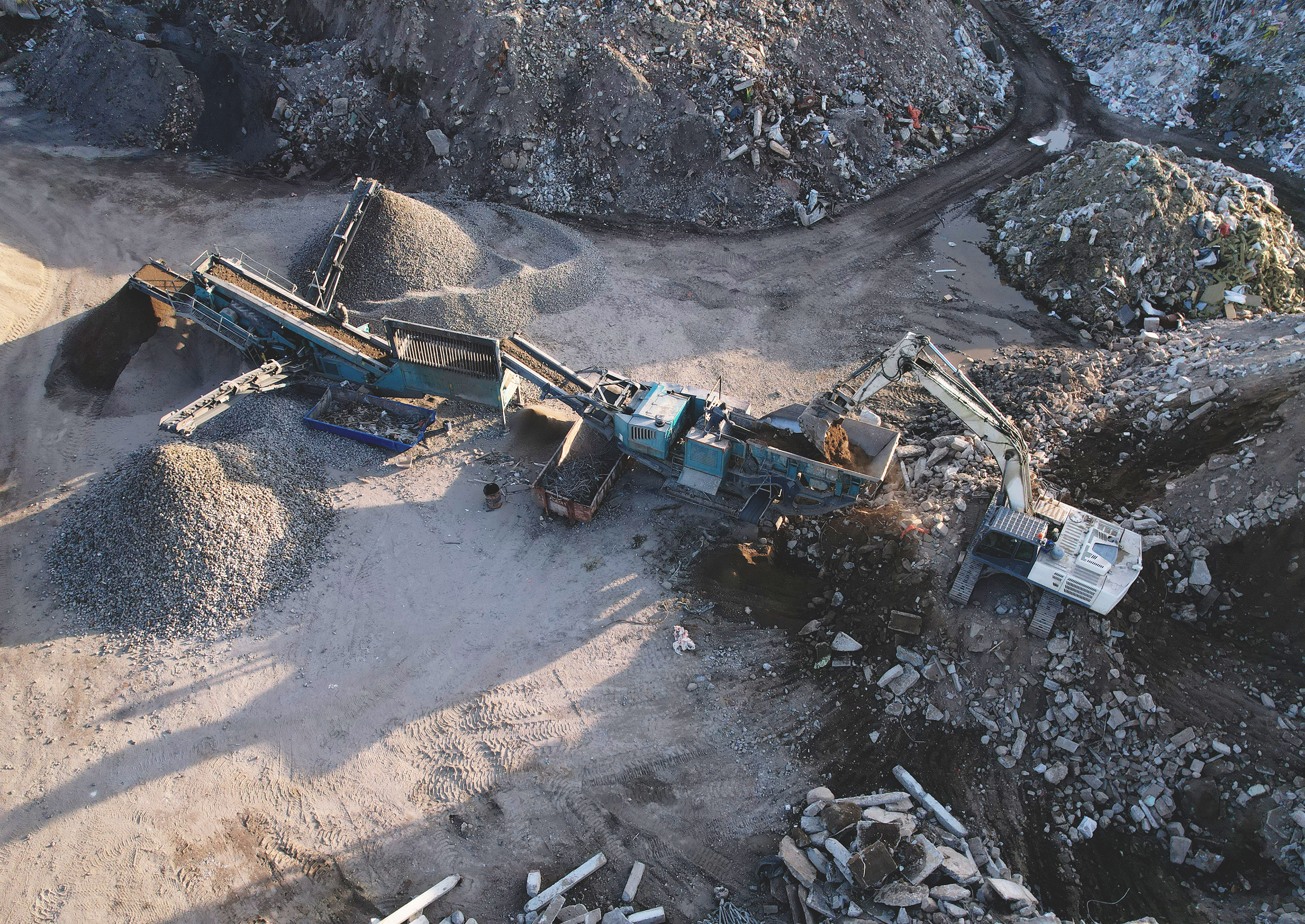 Construction Site Waste: "Zero Kilometer" Recycling 2