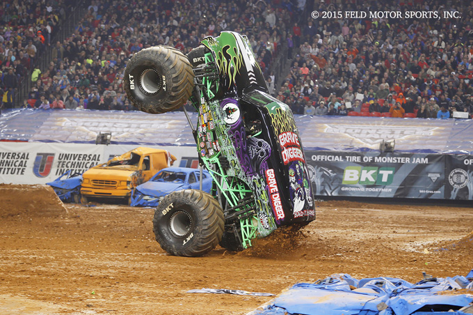 Photos of the new BKT Tires Monster Jam Truck