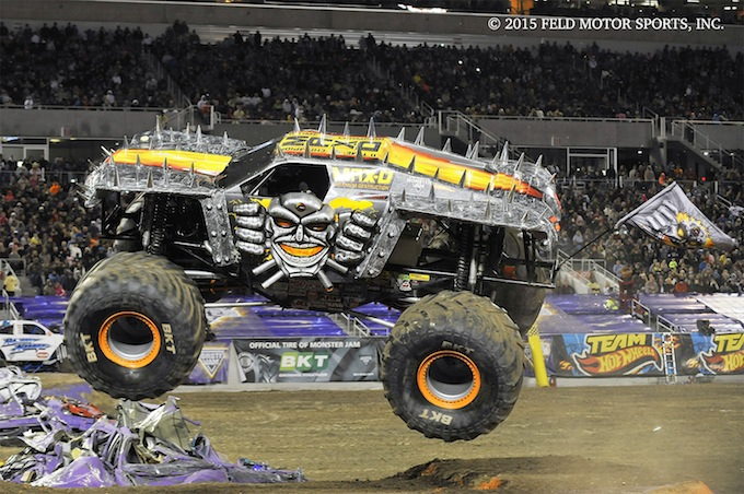 Photos of the new BKT Tires Monster Jam Truck