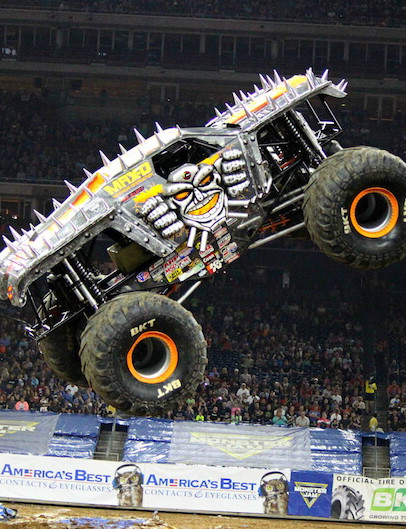 Photos of the new BKT Tires Monster Jam Truck