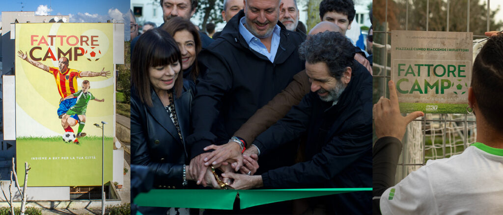 BKT LEAVES ITS MARK AND INAUGURATES THE FIRST PROJECT OF “FATTORE CAMPO”