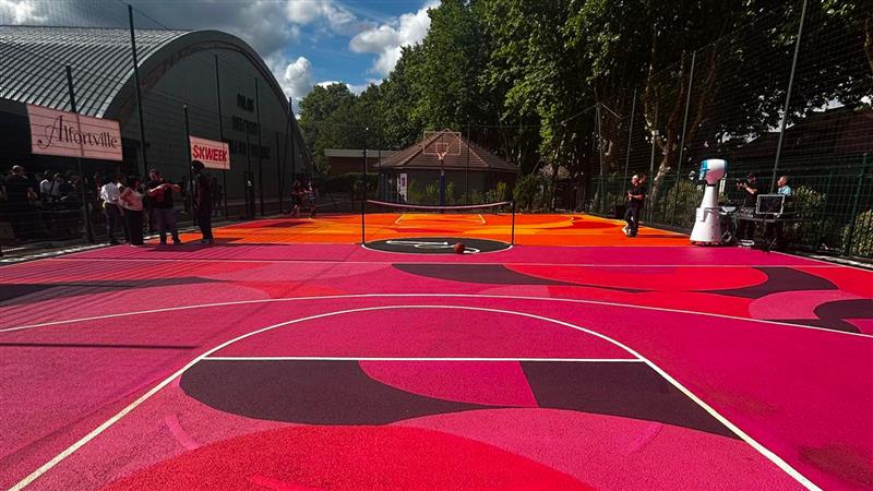 BKT GIVES BACK TO THE PARISIAN SUBURBS WITH A NEW, ICONIC BASKETBALL COURT