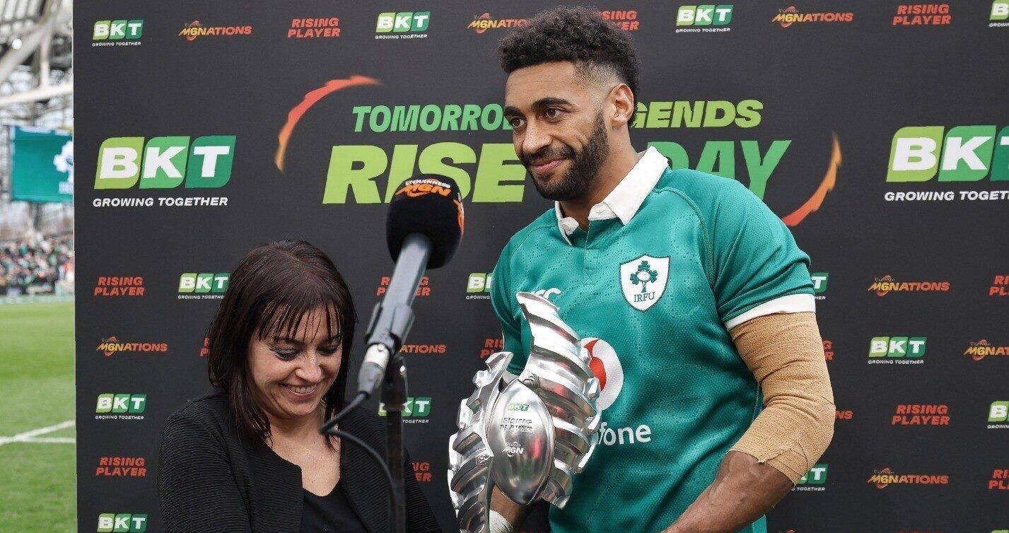 ROBERT BALOCOUNE IS THE SIX NATIONS BKT RISING PLAYER